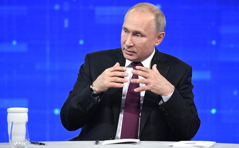 Vladimir Putin talade på konferens om AI