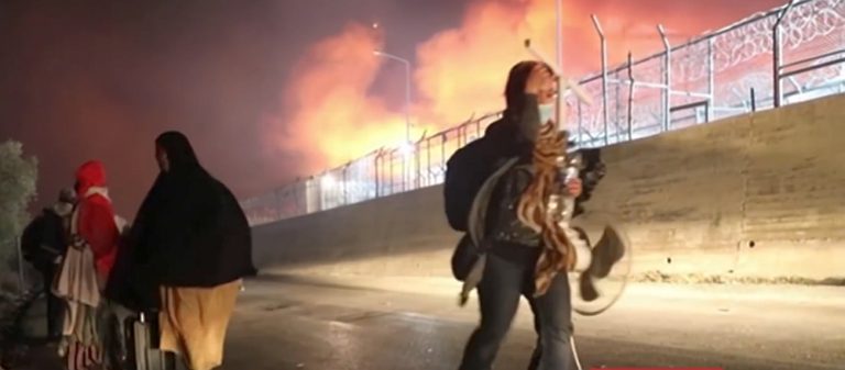 Merkel välkomnar 3 000 från mordbrännande migrantlägret Moria