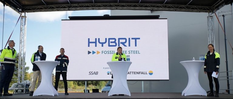Världens första fossilfria ståltillverkning startar i norra Sverige