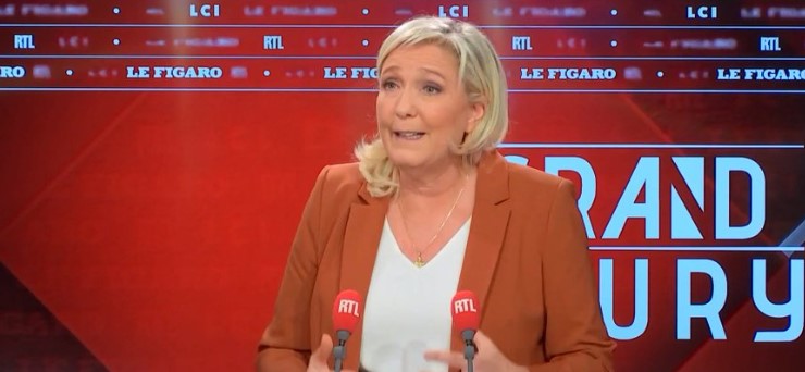 Marine le Pen utlovar folkomröstning om dödsstraffet