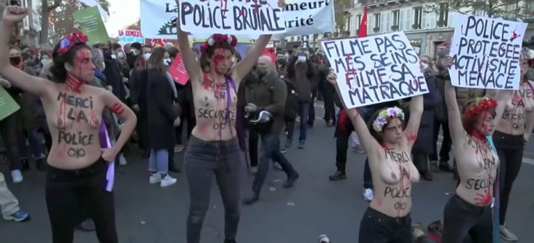 Stor mobilisering mot den nya franska säkerhetslagen