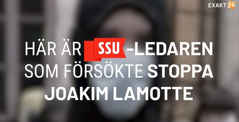 Skånsk SSU-ledare försöker sabotera Joakim Lamottes intervjuer i Lund