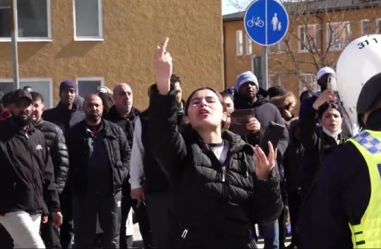 Polisen stoppar Paludan i Borås