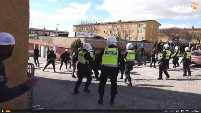 Invandrarkravaller på flera orter i Sverige