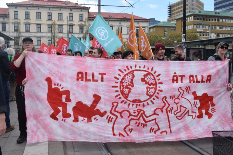 Första maj i Göteborg: Socialdemokraterna minskar, extremvänstern ökar