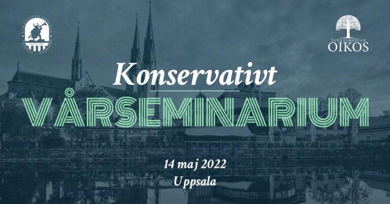 Den konservativa tankesmedjan Oikos höll ett seminarium i Uppsala