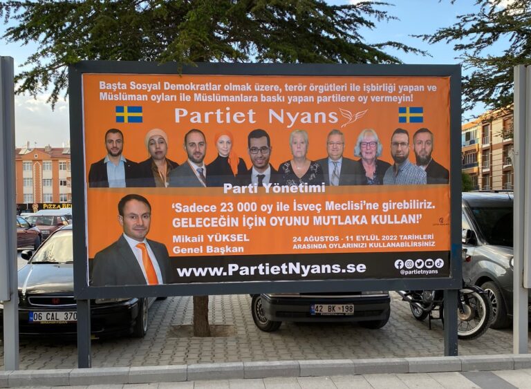 Partiet Nyans bedriver valkampanj i Turkiet