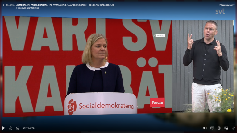 Magdalena Andersson försökte i sitt Almedalstal appellera till nationalistiska väljare