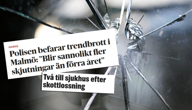 För första gången på 40 år: brottsligheten den viktigaste frågan för svenskarna