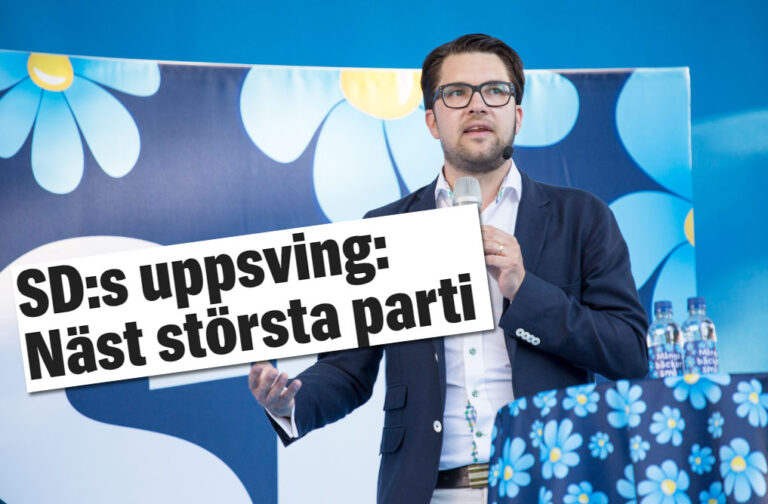 Sverigedemokraterna ökar stort – men Moderaterna tappar stöd