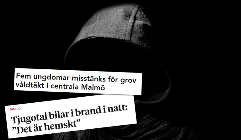 Malmö: 13-årig rånad, kvinna gruppvåldtagen och 21 bilar satta i brand