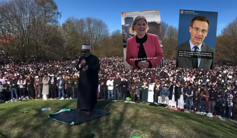 Video visar massivt muslimskt firande i Rosengård arrangerat av islamister