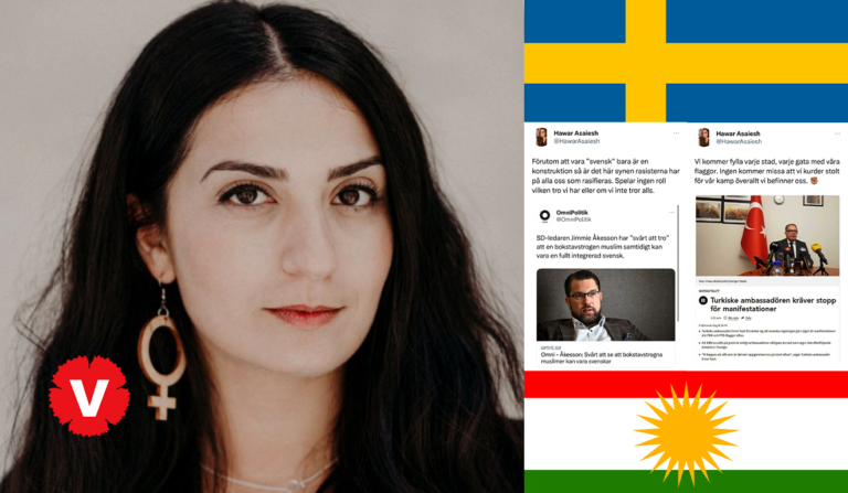 V-toppen i Västerås Hawar Asaieshs hyckleri: stolt kurd men kallar svenskhet för konstruktion