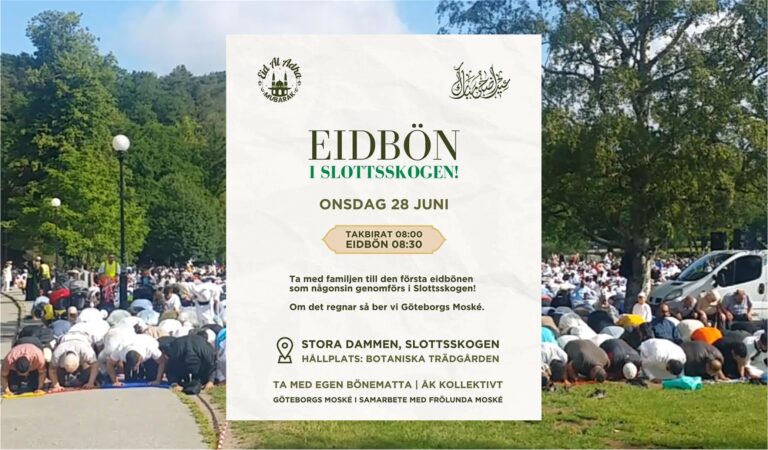 Etniska svenskar oroas över massiv muslimsk bön i Göteborg
