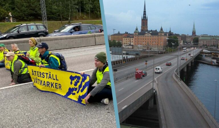 VARNING till bilister: Klimatextremister blockerar Centralbron i centrala Stockholm imorgon