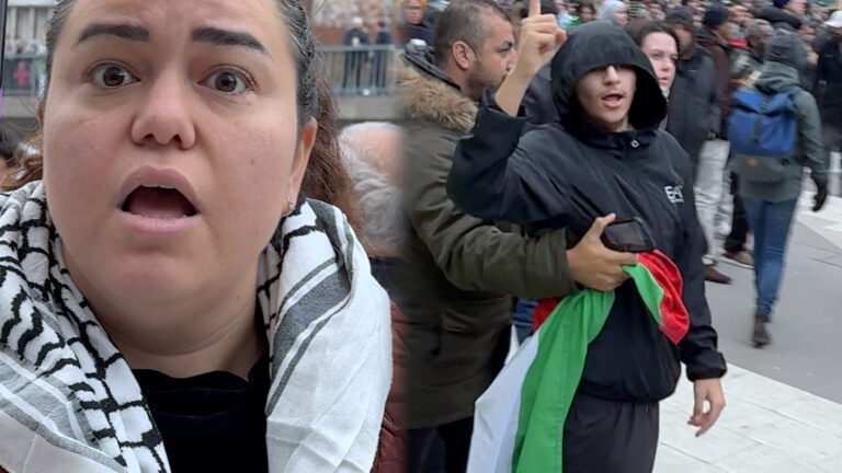 Dödshot och jihadism under dagens Palestina-demonstration