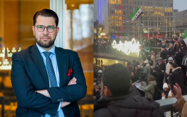 Jimmie Åkesson till firande syrier: ”Se det här som ett bra tillfälle att åka hem”